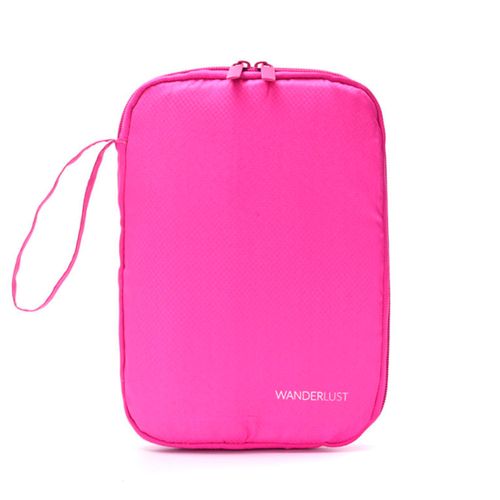 Organizador De Cables Y Accesorios Wanderlust Fucsia