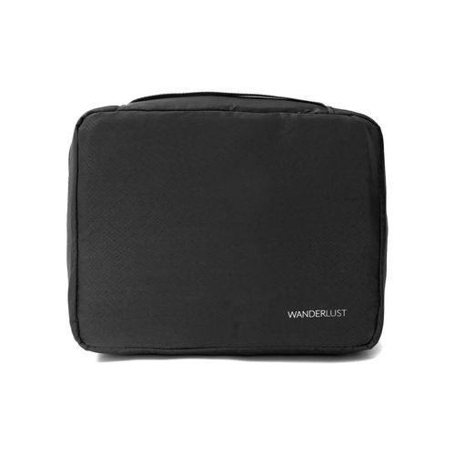 Neceser De Viaje Wanderlust Organizador Practico Resistente Negro