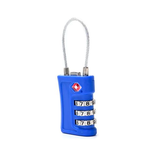 Candado Negro Tsa Lazo Bolsos Valijas Armarion Wanderlust Azul