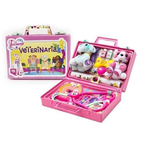 Valija Veterinaria Grande Juliana con Peluches y Accesorios