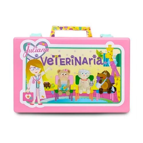 Valija Veterinaria Grande Juliana con Peluches y Accesorios