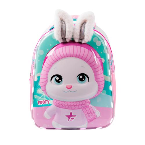 Mochila Footy Espalda 13 Luz Led Bunny Aqua