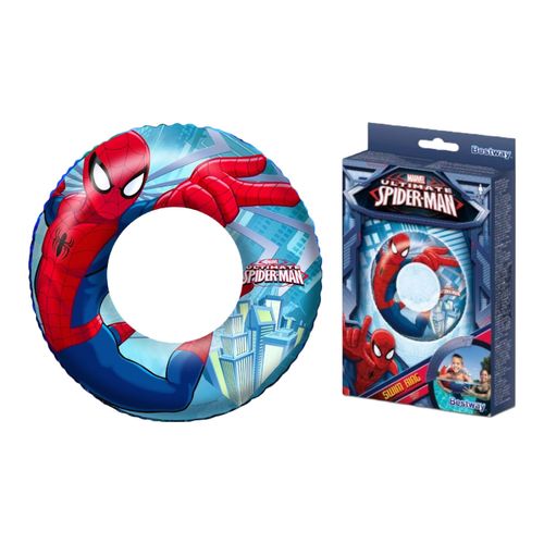 Salvavidas Inflable Pileta Spiderman Marvel 56 Cm