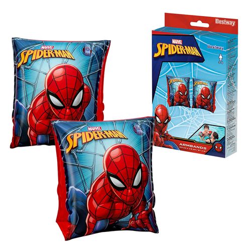 Bracitos Flotadores Inflables Spiderman Salvavidas Pileta 23 X 15 CM