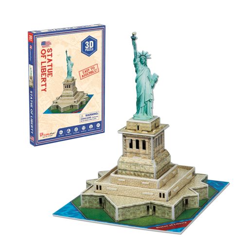 Rompecabeza 3D Estatua De La Libertad 31 Piezas