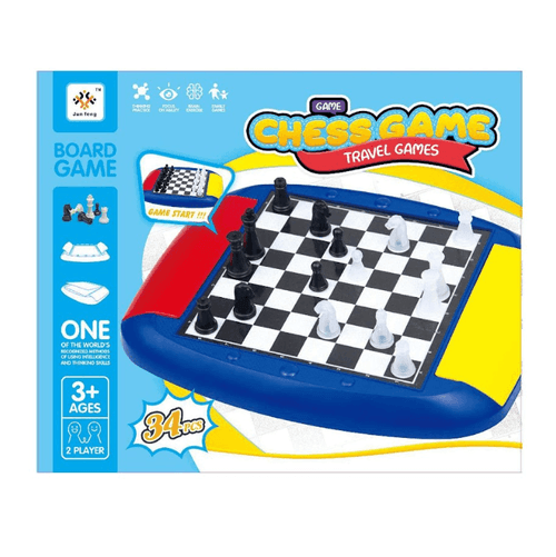 Juego De Mesa Familiar De Ajedrez Para Viaje