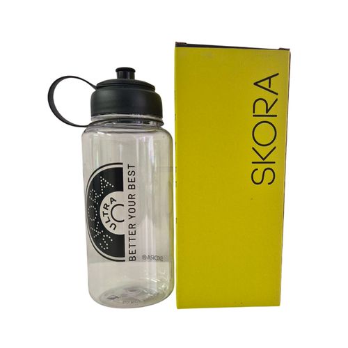 Botella Deportiva Skora Con Pico De 1000 Ml Blanco