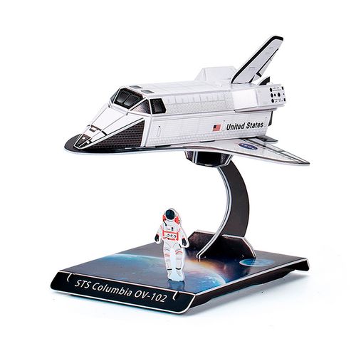 Rompecabezas 3D Space Shuttle Nasa - 23 Pz Nivel Inicial - Cubic Fun