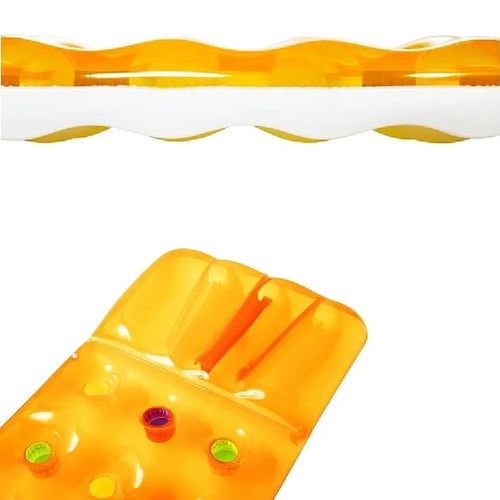 Colchoneta Fashion Inflable 188 X 71 Cm Naranja