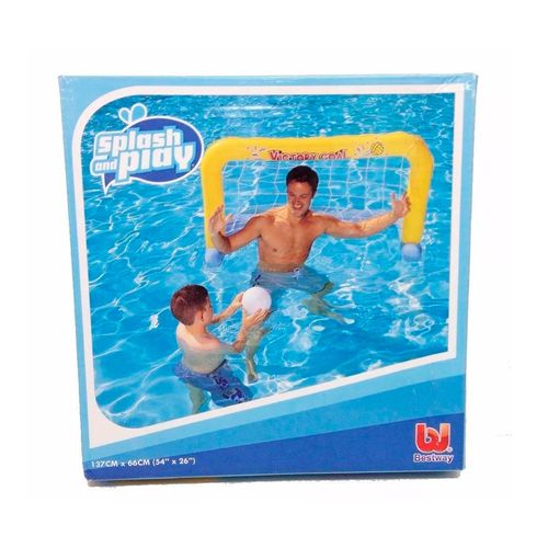 Set Juego Waterpolo Inflable Arco Red Y Pelota