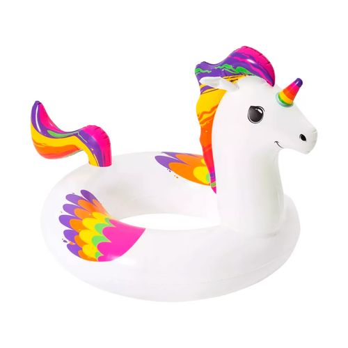Salvavidas Inflable Unicornio 119 x 91 Cm.
