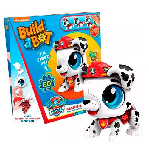 Mascota Robotica Build A Bot Paw Patrol Marshal 17cm