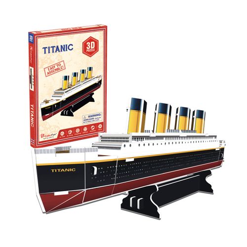 Rompecabeza 3D Titanic Mini Barco 30 Piezas