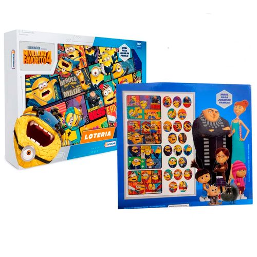 Juego de Mesa Lotería Minions Mi Villano Favorito 4