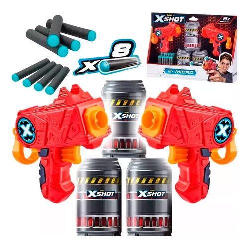 Pistola Lanza Dardos Zuru X-shot Micro Doble Arma