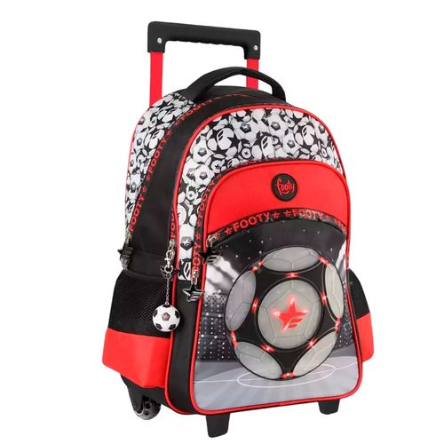 Mochila Carro 18” Footy Champion con Luz Led Rojo