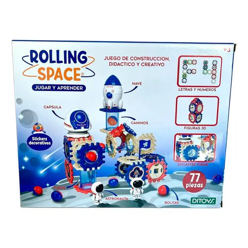 Rolling Space Laberinto De Bolitas De 77 Piezas