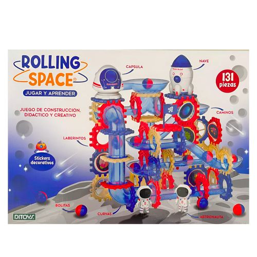 Rolling Space Laberinto De Bolitas De 131 Piezas