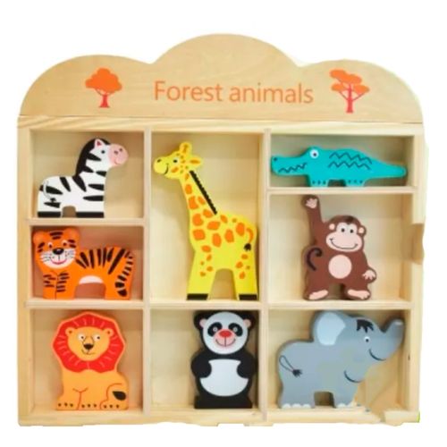 Juego Didáctico Mi Casita De Madera Safari