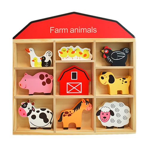 Juego Didáctico Mi Casita De Madera La Granja