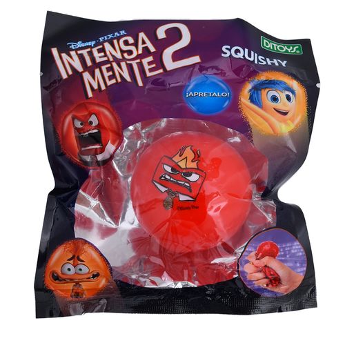 Squishy Ball Antiestres Intensamente 2 Furia Rojo