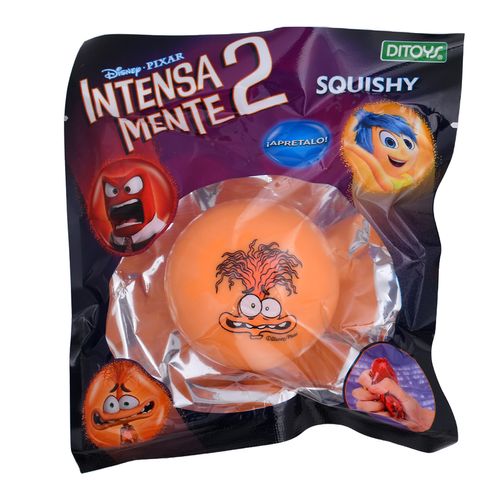 Squishy Ball Antiestres Intensamente 2 Ansiedad Naranja