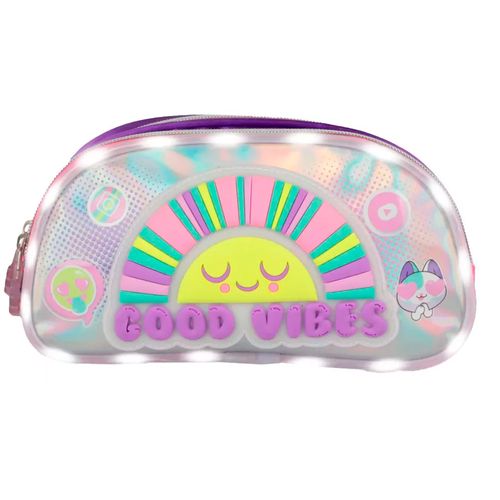 Cartuchera Footy Sunshine con Luz Led Lila