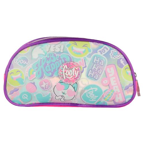 Cartuchera Footy Sunshine con Luz Led Lila