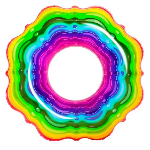 Salvavidas Arcoiris Inflable Pileta 115 cm Bestway