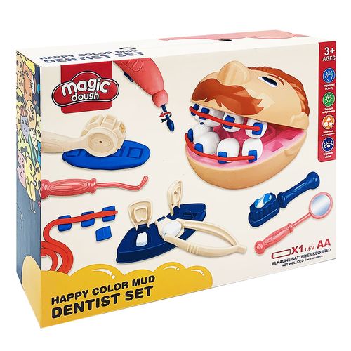 Juego Masas Para Modelar Set Dentista Incluye Accesorios