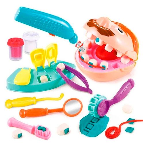 Juego Masas Para Modelar Set Dentista Incluye Accesorios