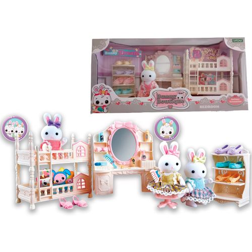 Bunny Boutique Set Bedroom Vestido Rosa