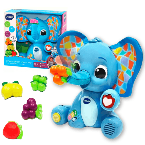 Elefante Glotón Infantil Fran Didáctico con Movimiento