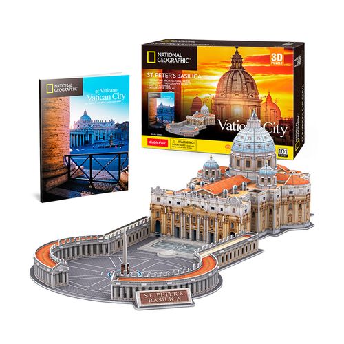 Rompecabezas 3D Vatican City National Geographic 101 Piezas