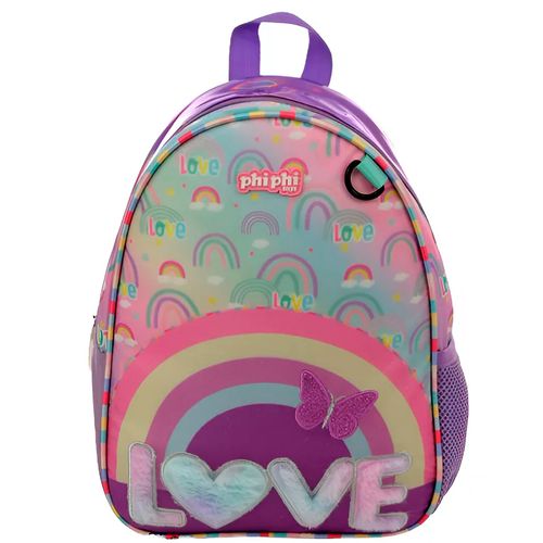 Mochila de Espalda Arcoíris Love 12 Pulgadas