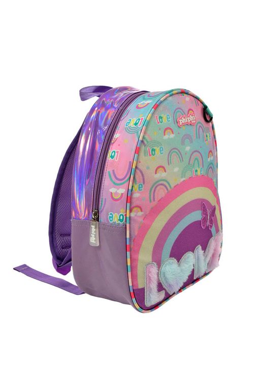 Mochila de Espalda Arcoíris Love 12 Pulgadas
