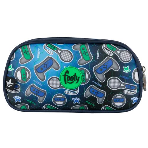 Cartuchera Footy Game Zone con Luz Led Azul