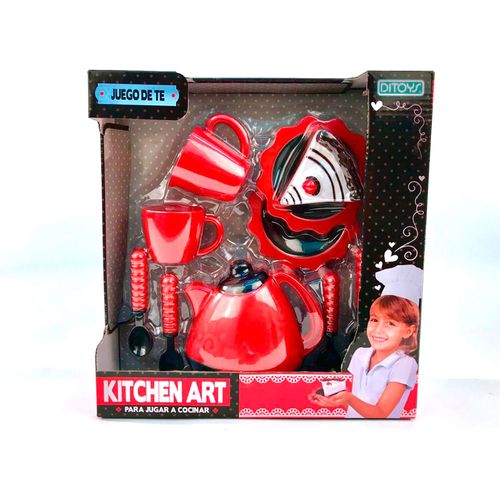 Juego de Té Kitchen Art Para Jugar A Cocinar