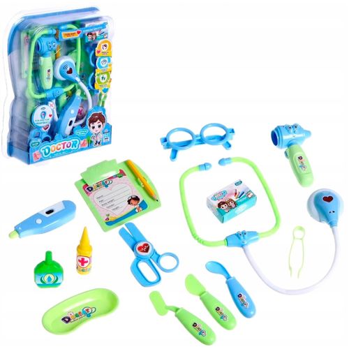 Set de Doctor con Accesorios, Luces y Sonidos Celeste