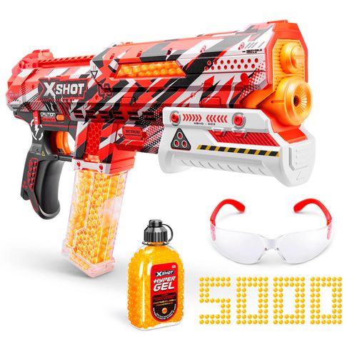 X-Shot Hyper Gel Clutch Lanzador con 5000 Balas de Hidrogel