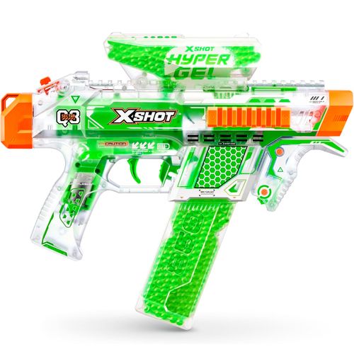 X-Shot Hyper Gel Glow In The Dark Nightstrike Lanzador Automático con 5000 Balas de Hidrogel Brillan en la Oscuridad
