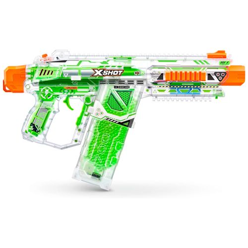 X-Shot Hyper Gel Glow In The Dark Nightmare Lanzador Automático con 10000 Balas de Hidrogel Brillan en la Oscuridad