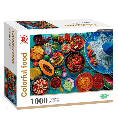 Puzzle Rompecabezas 1000 Piezas Colorful Food