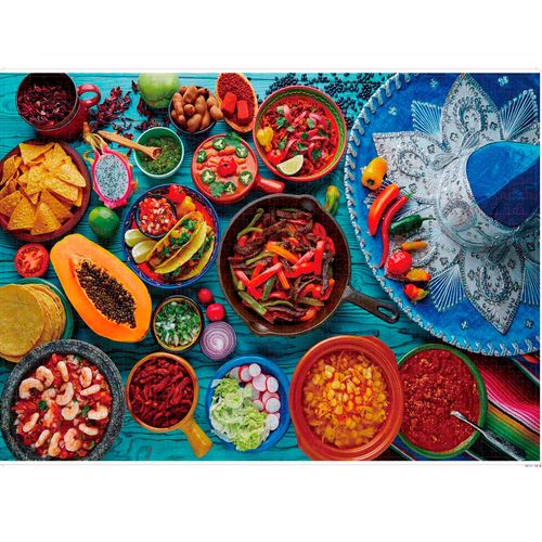 Puzzle Rompecabezas 1000 Piezas Colorful Food