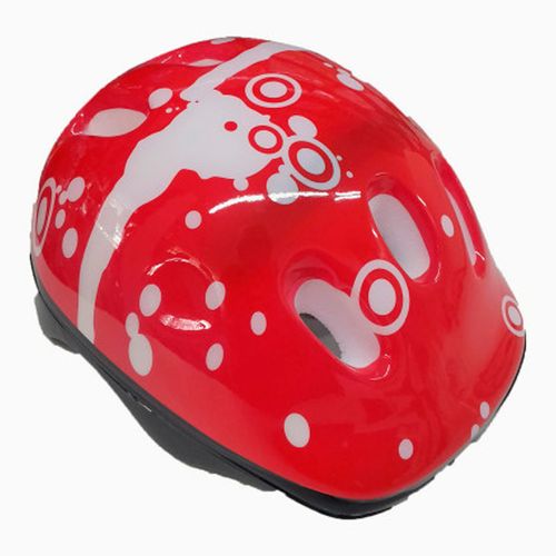 Casco Protector Infantil Bicicleta Monopatín Patín Rojo