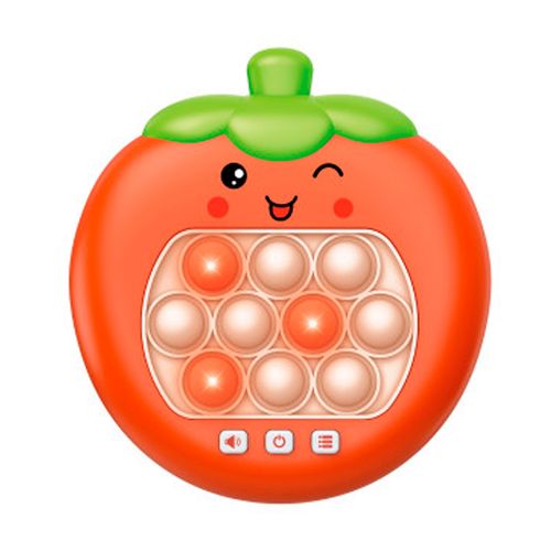 Pop It Electrónico Con Luz Y Sonido Frutilla Rojo