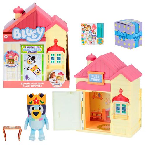 Bluey Casa Peluche Sorpresa Play Date Plush Surprise