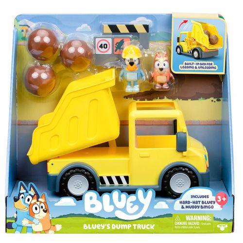 Bluey Camión Volquete Con 2 Figuras