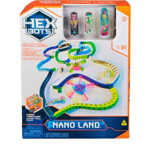 Hex Bots Nano Land Circuito De Obstaculo