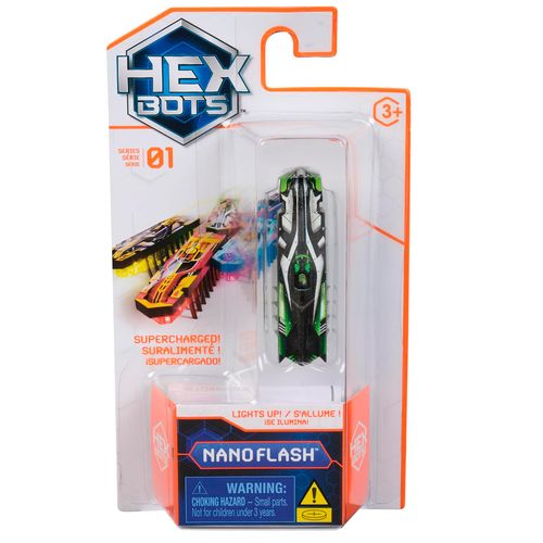 Hex Bots Nano Flash Mini Robot Con Luz